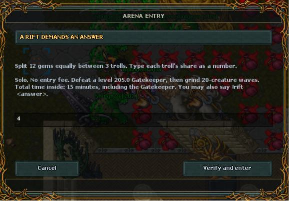 Rift Anti AFK Entry